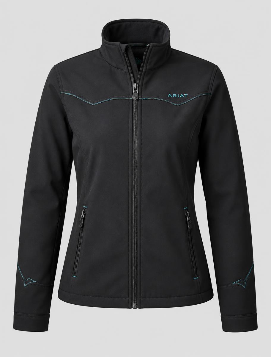 Jaqueta Ariat Softshell Turquesa